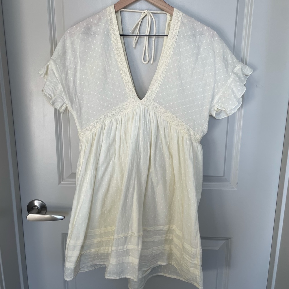 Urban Outfitters V-Neck Mini Frock Dress
